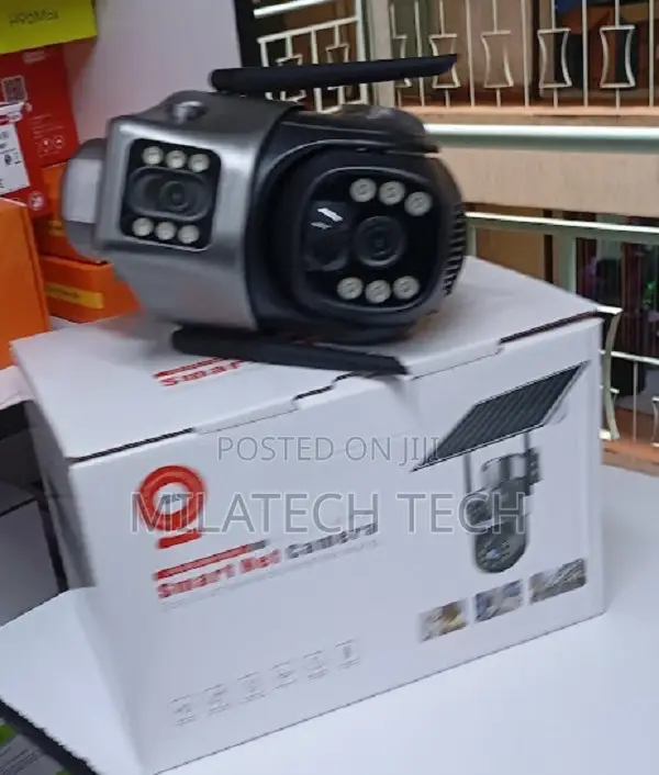 Outdoor 4G Solar Security Camera – Dual Lens PTZ