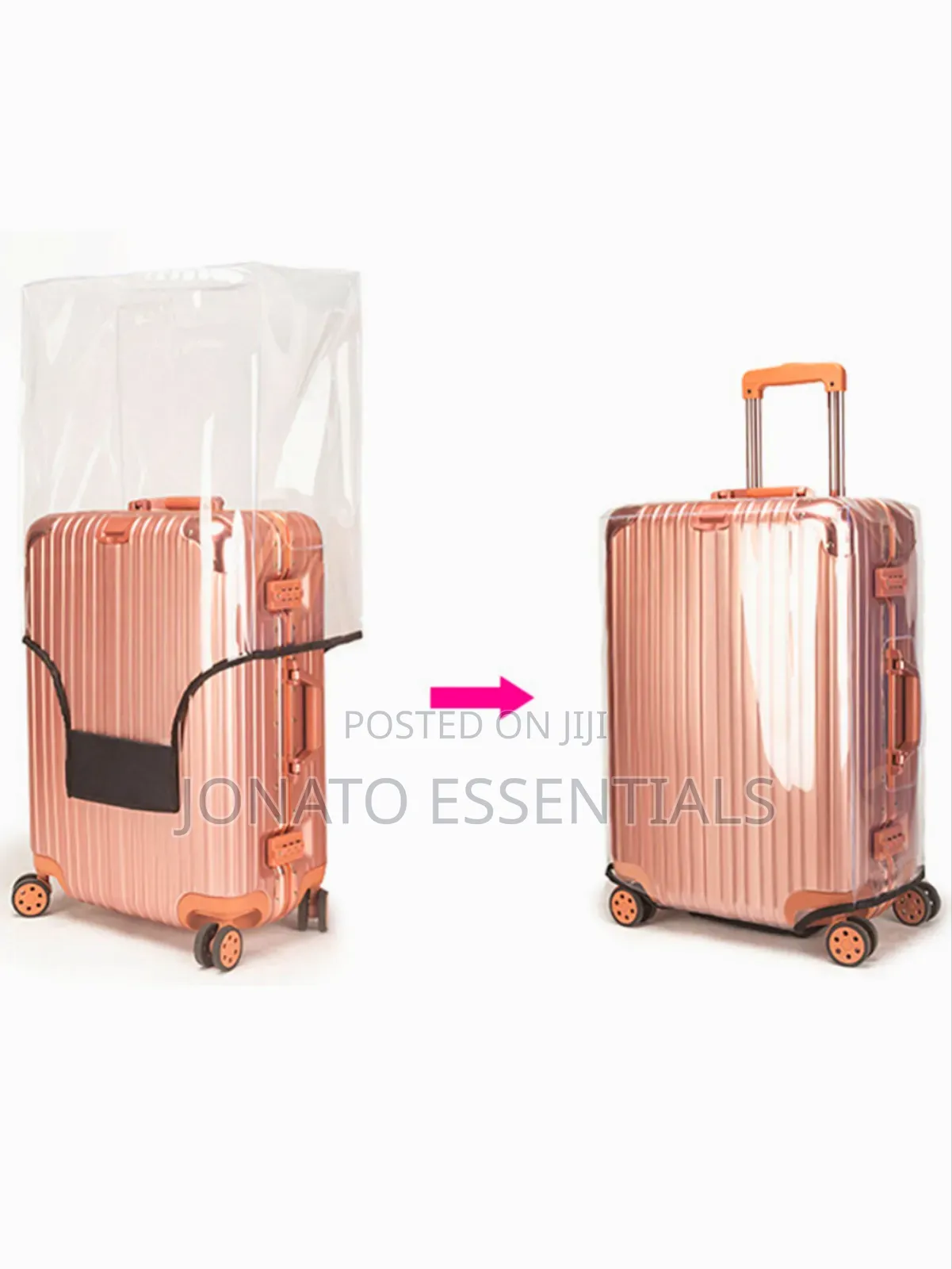 Clear Waterproof Luggage Suitcase Protector Cover Size 26 28 30