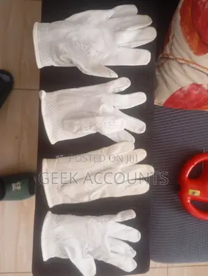 4 Left Hand Leather Gloves