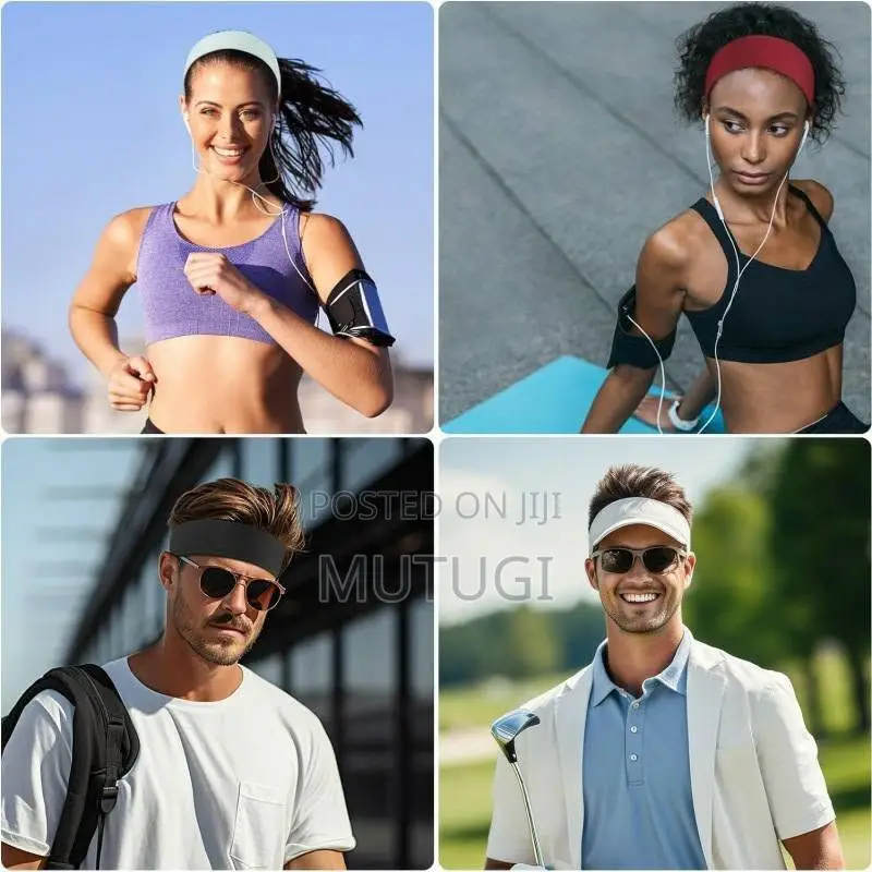 Women's Boho Headbands Featuring Thick, Elastic, Non-Slip Design
