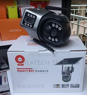 Solar Powered 4G Camera – Dual Lens Outdoor Security CCTV