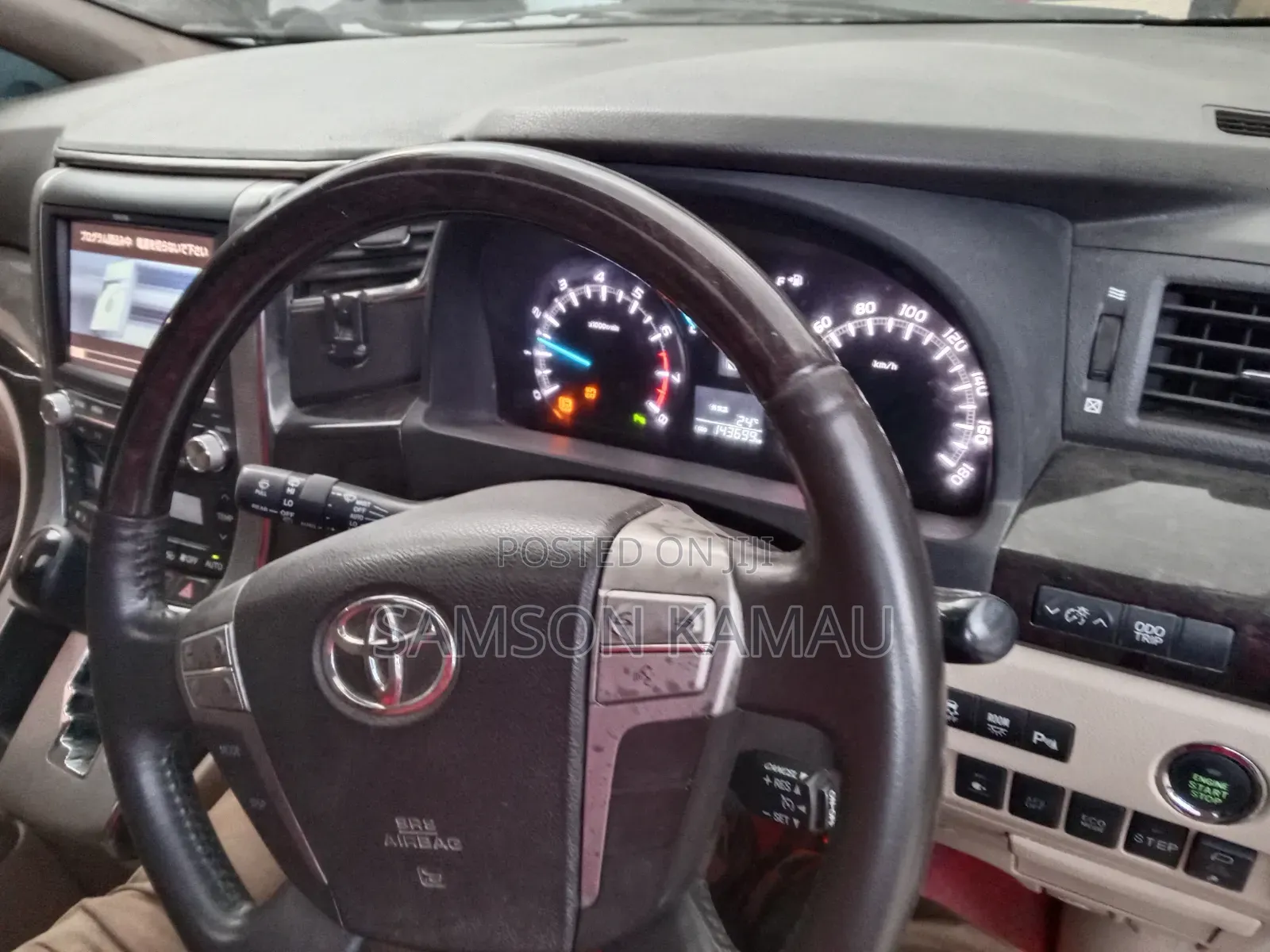 Toyota Alphard 2013 Black