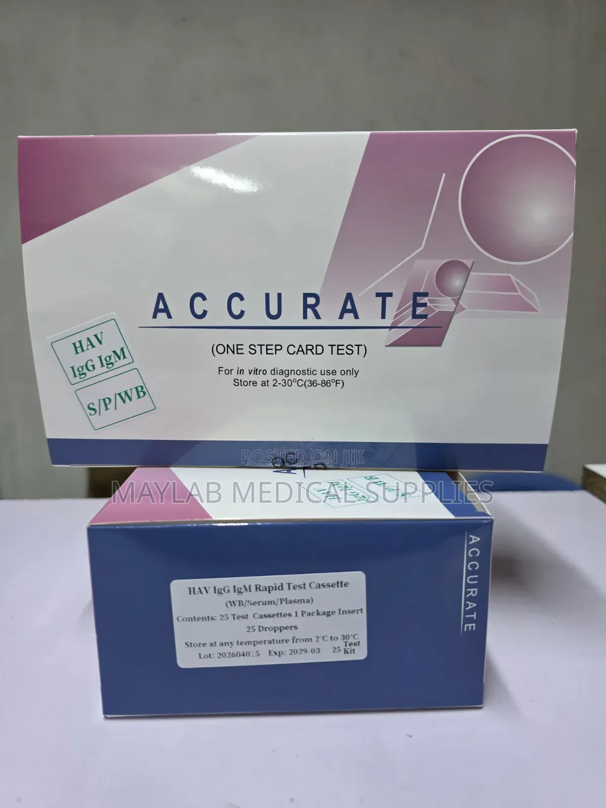 Hepatitis a HAV IgG/IgM Rapid Test Strips