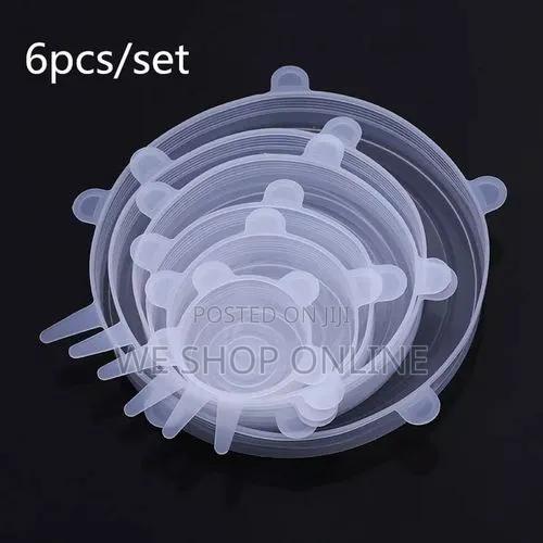 6 Pieces Silicone Stretchable Food Covers - thumbnail 6
