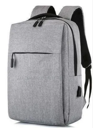 Antitheft Laptop Bag With a USB Charging Port - Grey