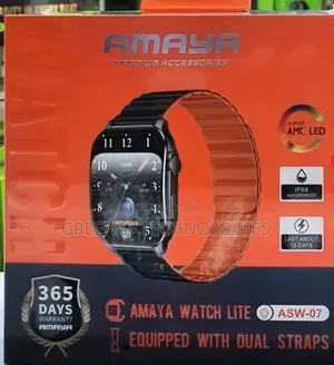 Amaya Watch Lite Smartwatch Asw-07 Amoled With Magnetic Strap