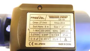 Freevel QB-60 0.5 HP Electric Surface Water Pump – 370W Booster Pump