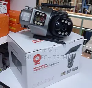 4G Solar PTZ Security Camera – Dual Lens Outdoor CCTV Night Vision