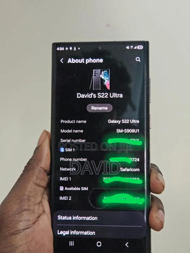 Samsung Galaxy S22 Ultra 512 GB Black - thumbnail 4