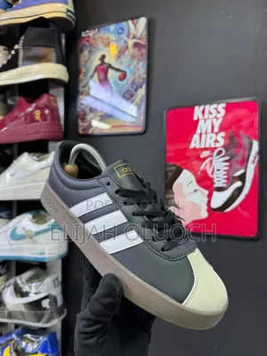 Black Adidas VL Court Base. Sizes:_38 39 40 41 42 43 44 45_