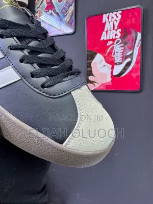 Black Adidas VL Court Base. Sizes:_38 39 40 41 42 43 44 45_