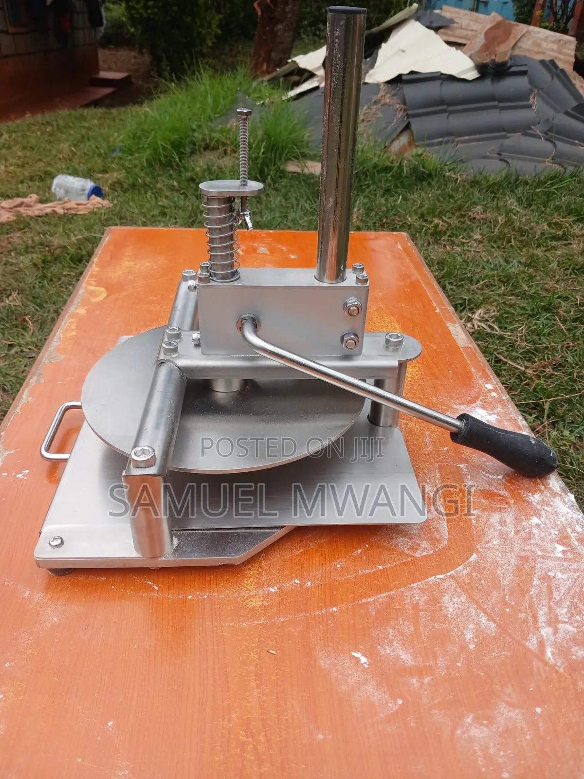 Manual Pizza Maker Stainless Steel // Tortilla Maker // Dough Flattene