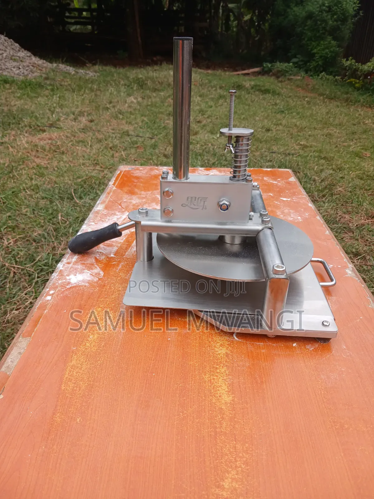 Manual Pizza Maker Stainless Steel // Tortilla Maker // Dough Flattene