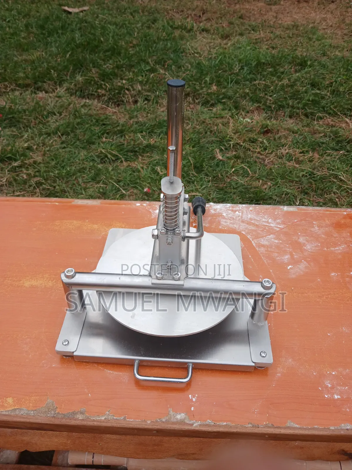 Manual Pizza Maker Stainless Steel // Tortilla Maker // Dough Flattene
