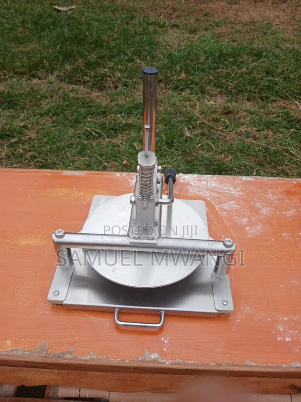 Manual Pizza Maker Stainless Steel // Tortilla Maker // Dough Flattene - thumbnail 4
