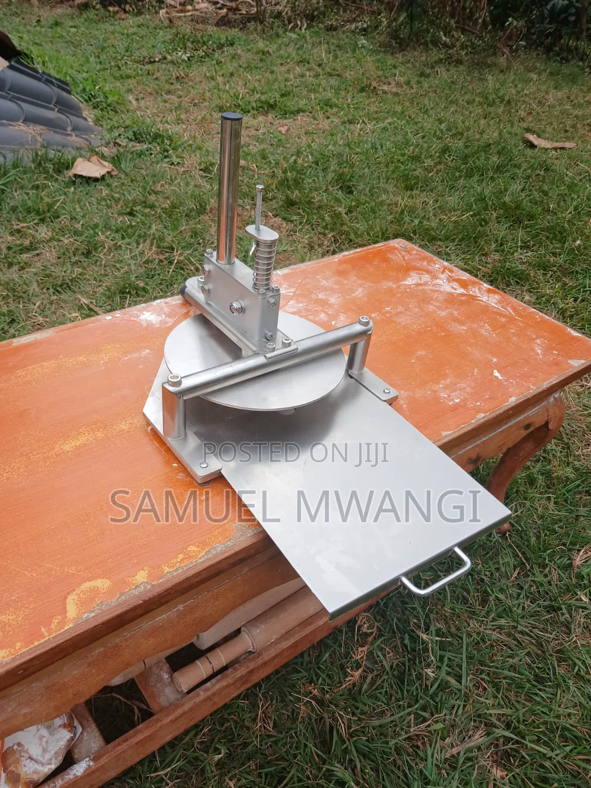 Manual Pizza Maker Stainless Steel // Tortilla Maker // Dough Flattene