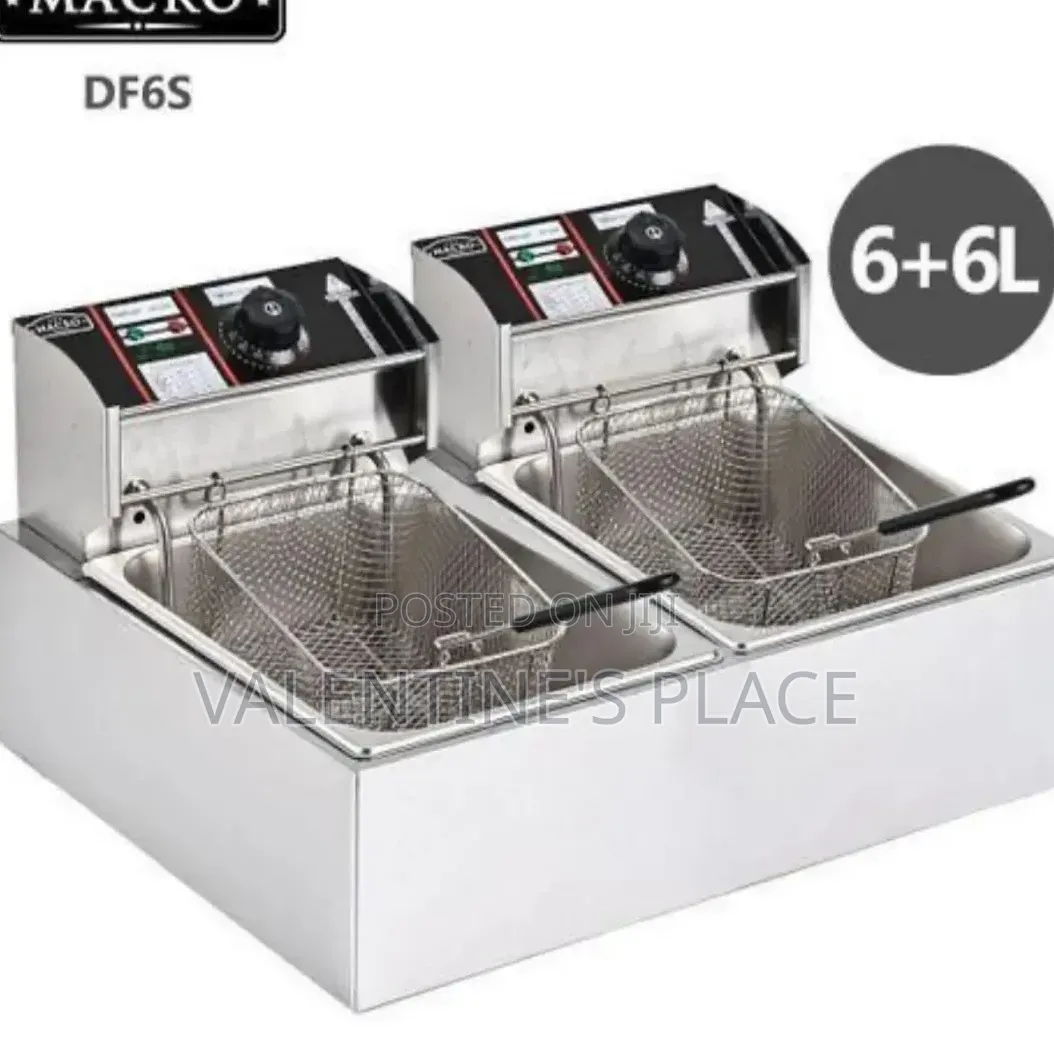 Double Deep Fryer. S(12ltrs