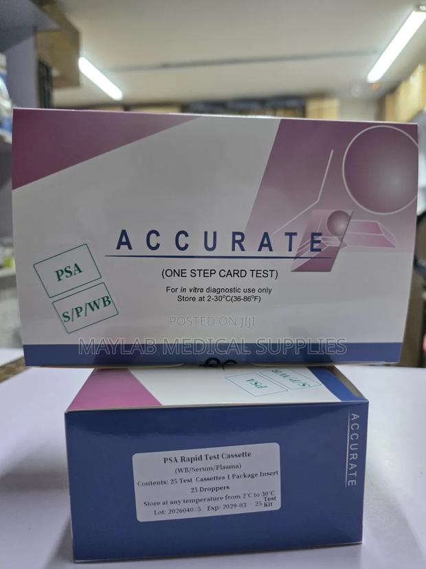 Prostate Specific Antigen (PSA) Rapid Test Cassette for Laboratory Use - main view
