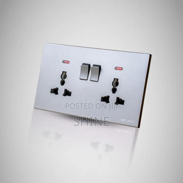 Modern Silver Switches and Sockets - thumbnail 3