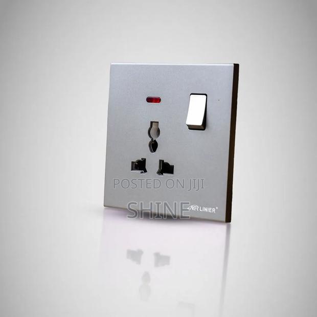 Modern Silver Switches and Sockets - thumbnail 5