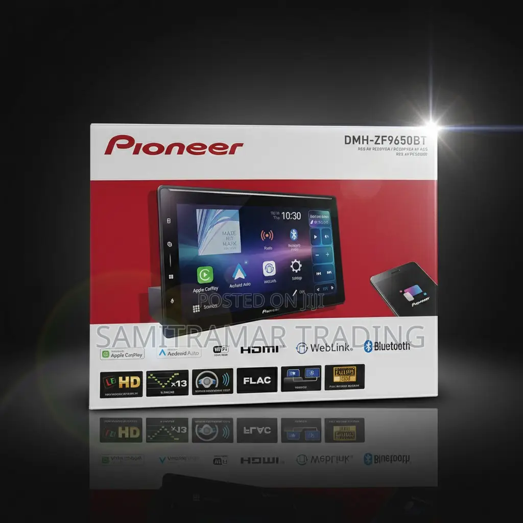 DMH-Zf9650bt Pioneer 10.1" Floating Wireless Av Receiver