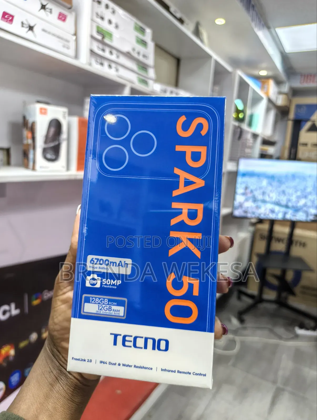 New Tecno Spark 50 128 GB Black