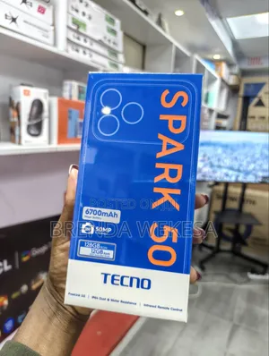 New Tecno Spark 50 128 GB Black