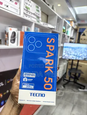 New Tecno Spark 50 128 GB Black