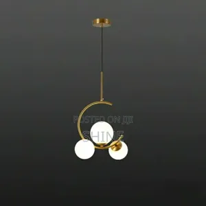 Modern Gold Globe Pendant Light