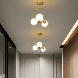 Modern Gold Globe Pendant Light