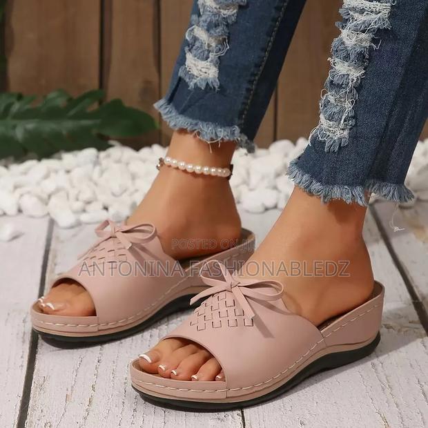 Ladies Leather Open Shoes - thumbnail 4