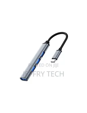 Aluminum USB C Hub With 4x USB Expander High-Speed