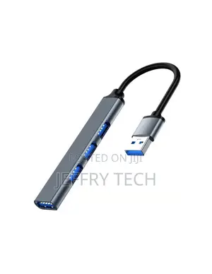 Aluminum USB Hub With 4x USB Expander High-Speed