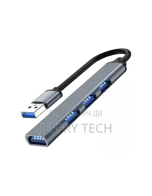 Aluminum USB Hub With 4x USB Expander High-Speed