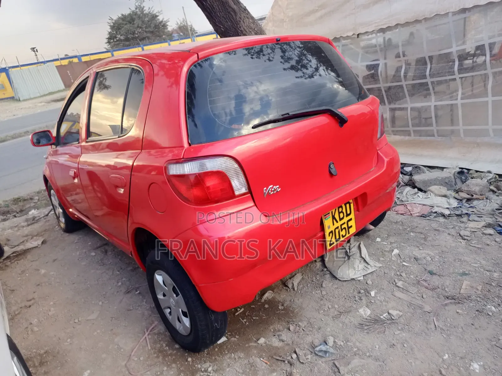 Toyota Vitz 2008 Red