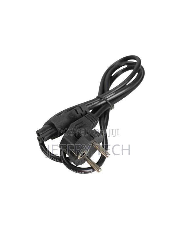 3 Pin Prong AC EU Plug Laptop Power CordComputer C5 Adapter Cable 1.5M - thumbnail 2