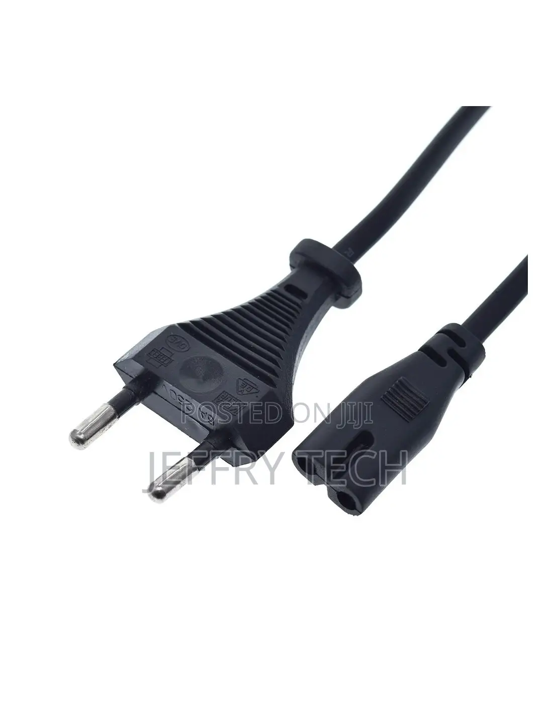 1,5M C7 Female 2-Pin EU Plug AC Power Cable Lead Cord