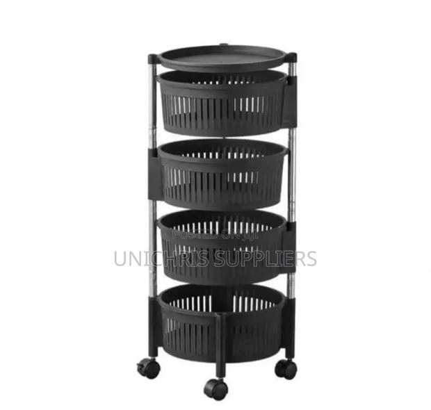*Plastic Fruit Rack(4-Tier)