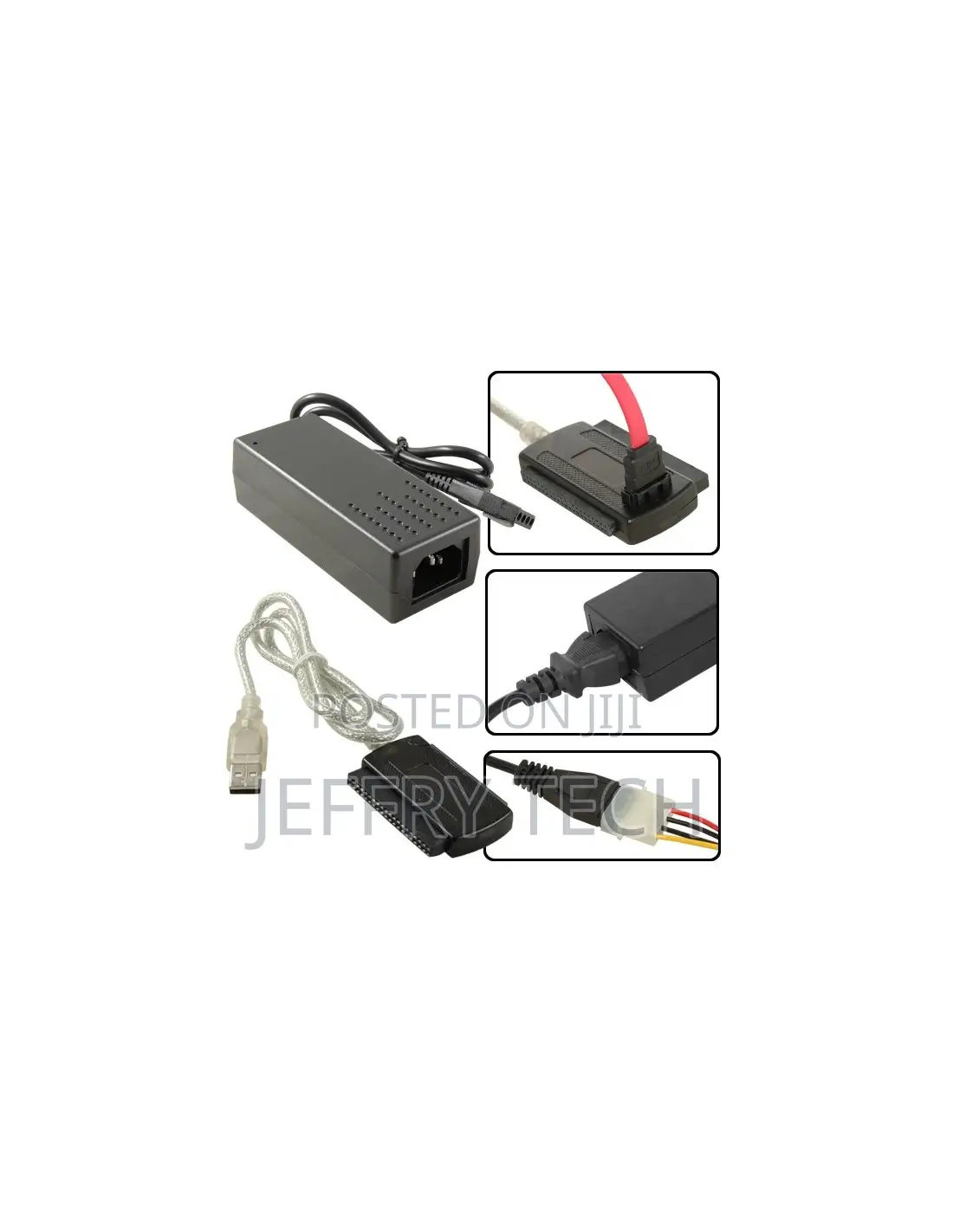 USB 2.0 to IDE SATA S-Ata 2.5 3.5 HD HDD Hard Drive Adapter Converter