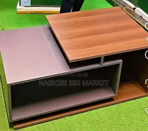 Brown Executive Floating Laminated Coffee Table