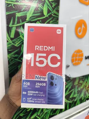 New Xiaomi Redmi 15C 4G 256 GB Black