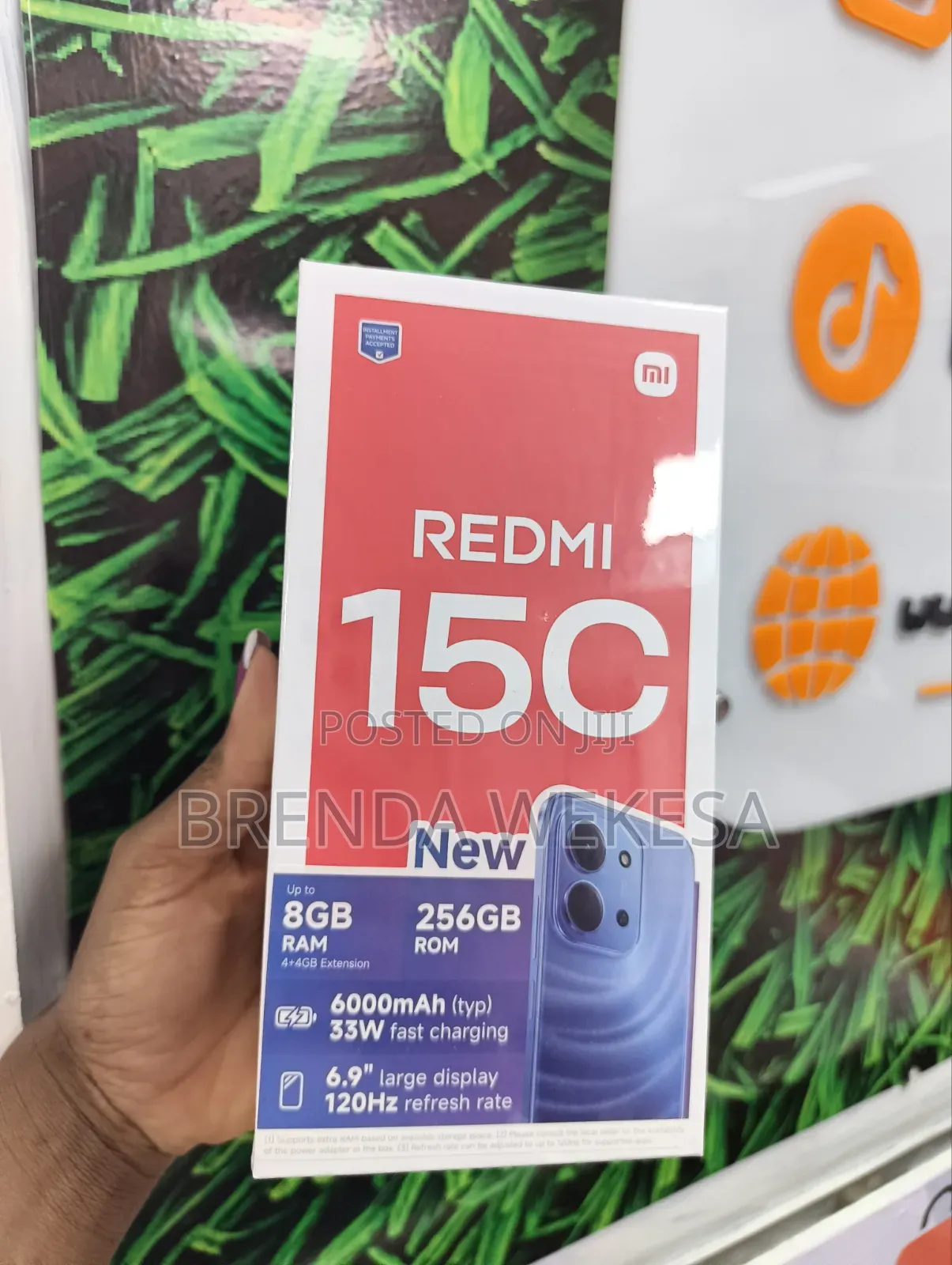 New Xiaomi Redmi 15C 4G 256 GB Black