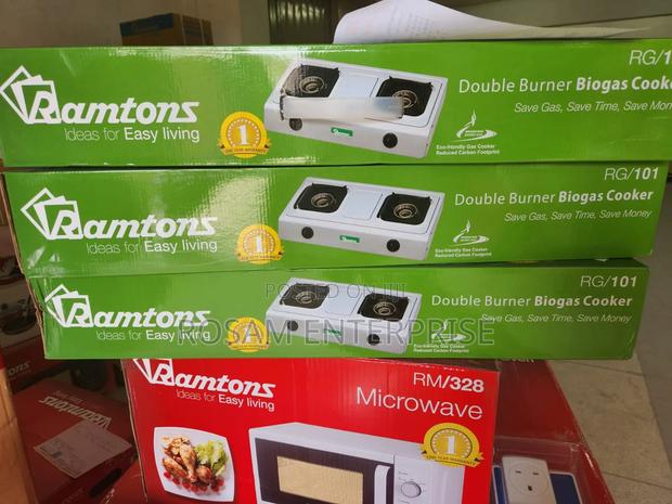 Ramtons 2burner Biogas Cooker Rg101 - thumbnail 2