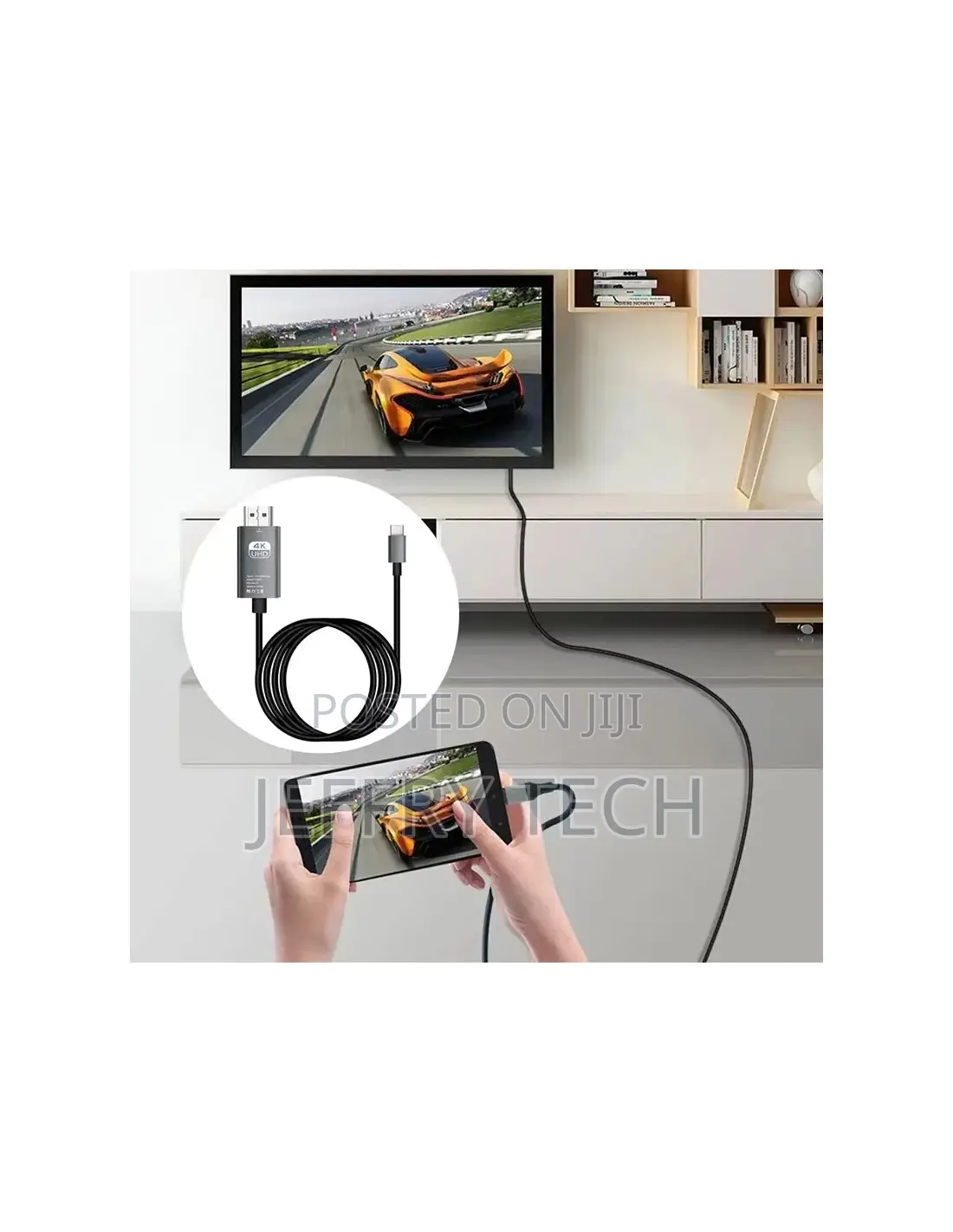  60Hz Type-C to HDMI Cable 2M for Thunderbolt 3/4 Dell XPS Galaxy S