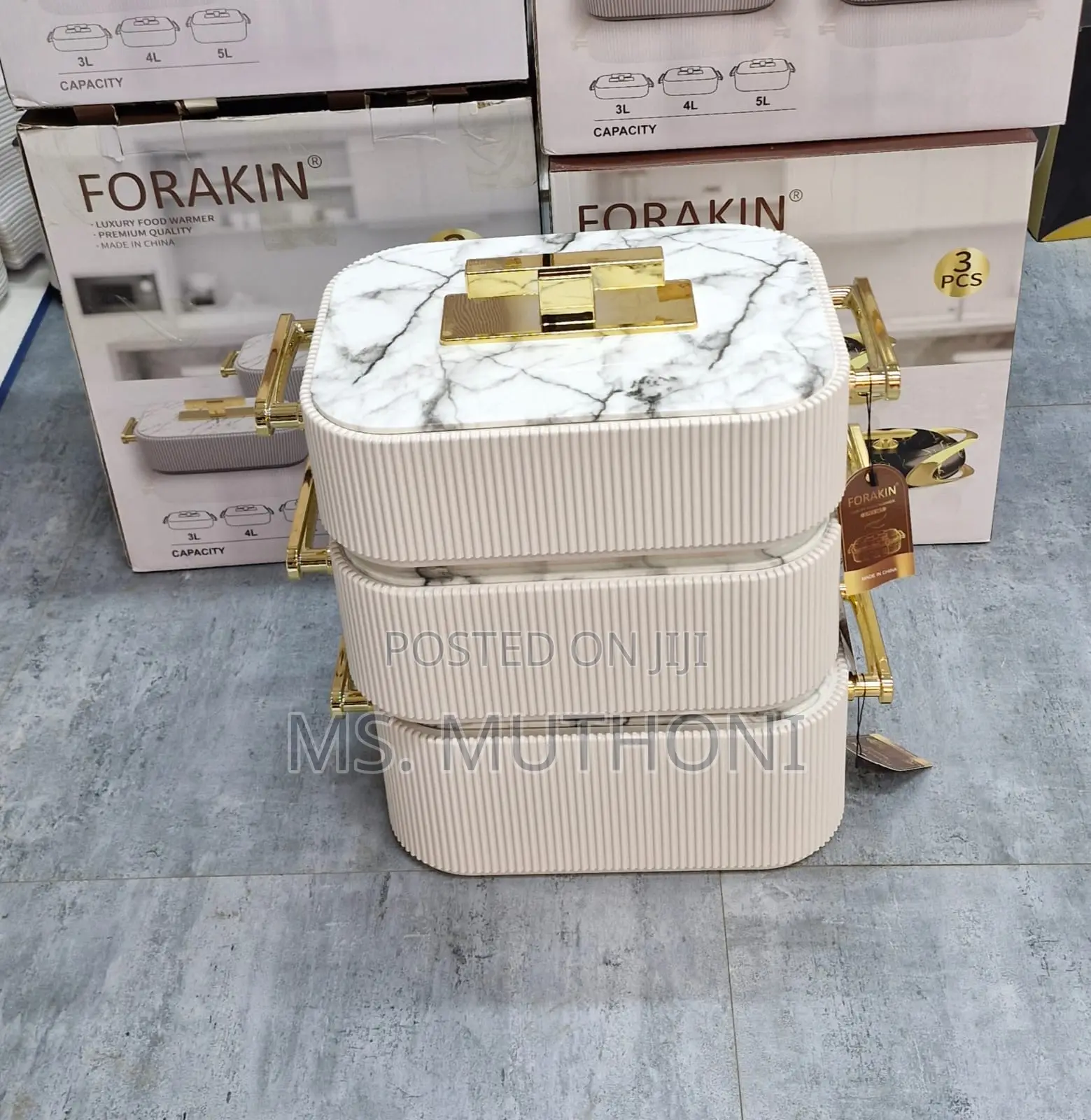 5-Star Dinning Luxury Food Warmers (3 PCs Set )