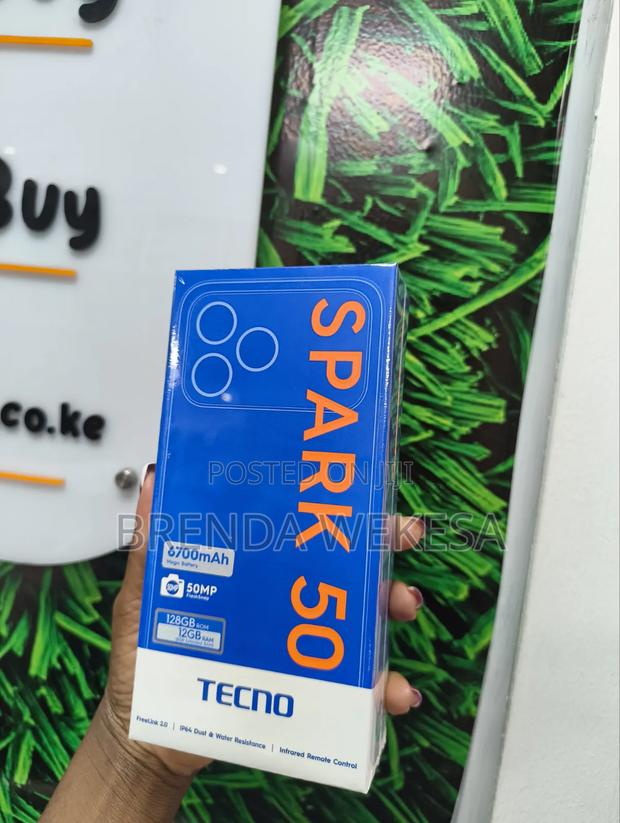 New Tecno Spark 50 128 GB Blue