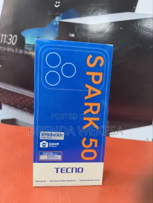 New Tecno Spark 50 128 GB Blue