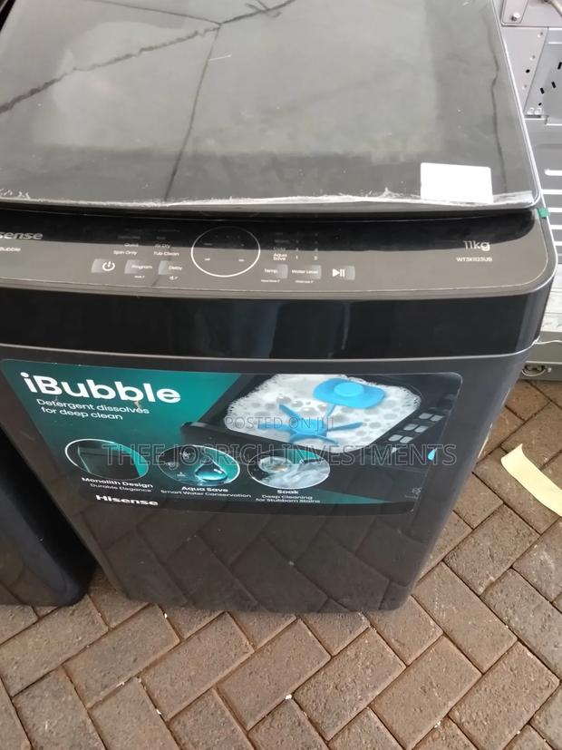 Hisense 11 Kg Washing Machine Fully Automatic Top Load - thumbnail 2