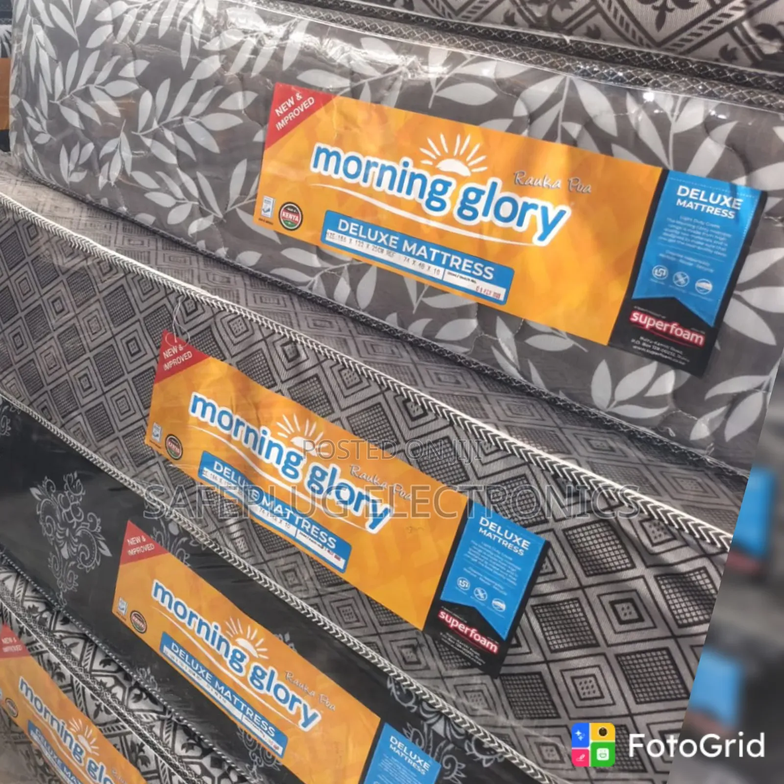 6x6 Morning Glory Medium Density Mattress – 6-Inch Superfoam