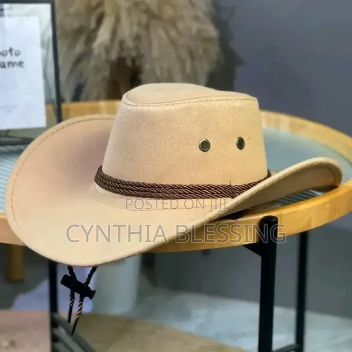 Adjustable Cowboy Hat - Black